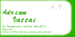 adrian vattai business card